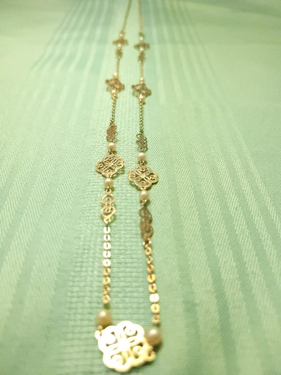 1994 Avon Attributed 31" Continuous Loop Necklace… - image 5