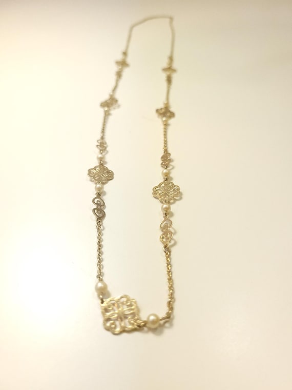 1994 Avon Attributed 31" Continuous Loop Necklace… - image 4