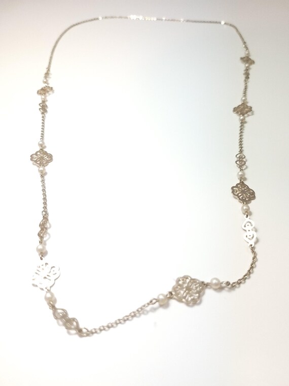 1994 Avon Attributed 31" Continuous Loop Necklace… - image 6