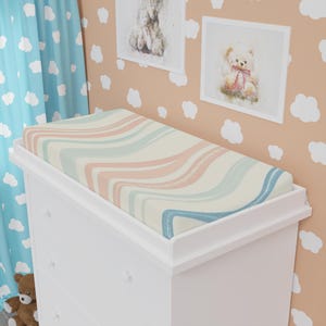 Stylish Baby Changing Pad Cover - Modern Nursery Decor, Baby Shower Gift, Soft Cotton, Gender Neutral Design, Easy Care