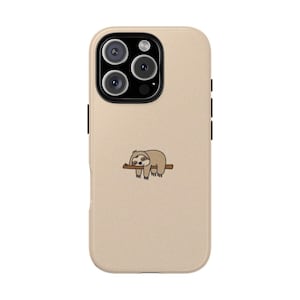 Cute Sloth Phone Case, Tough Protective Cover, Gifts for Animal Lovers, Unique Sloth Design, Eco-Friendly Case