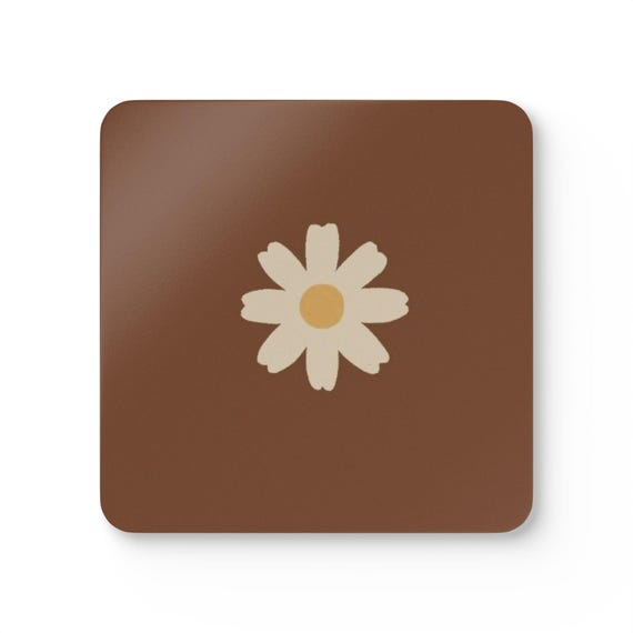 16 Kork-Untersetzer Im Set – Je 10 Cm, Mit Baum- & Blumenmuster, Für Tassen & Gläser