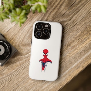 Spider-Man Phone Case, Tough Cases for Superhero Fans, Unique Gift for Birthdays, Avengers Merchandise, Geeky Accessories