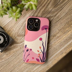 Funda para teléfono con diseño floral bohemio: resistente, vibrante, protectora, regalo para ella, accesorio bonito, decoración primaveral, tecnología de moda.