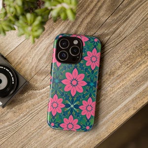 Floral Phone Case - Tough Cases for Flower Lovers, Floral Design Gift, Stylish Phone Cover, Summer Vibes, Unique Phone Accessory
