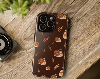 Snail Pattern Phone Case, Cute Snail Chic, Quirky Gift for Nature Lovers, Nature-Themed Accessories, Animal Lovers' Gift