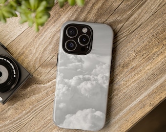 Cloudy Phone Case, Tough Phone Cover, Cloud Pattern Phone Case, Aesthetic Gift, Unique Phone Accessories, Soft Cloud Design