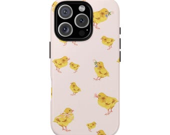 Charmant telefoonhoesje voor meiden, telefoonhoesje met schattige dieren, lenteaccessoire, cadeau voor vogelliefhebbers, leuk paasdecor