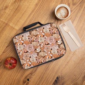 Floral Lunch Bag - Stylish Meal Carrier, Kids School Lunch, Picnic Essentials, Eco-Friendly Snack Bag, Gift for Her