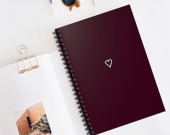 Romantic Spiral Notebook - Perfect for Journaling, Note-taking, Gifts, Valentine's Day, and Everyday Use