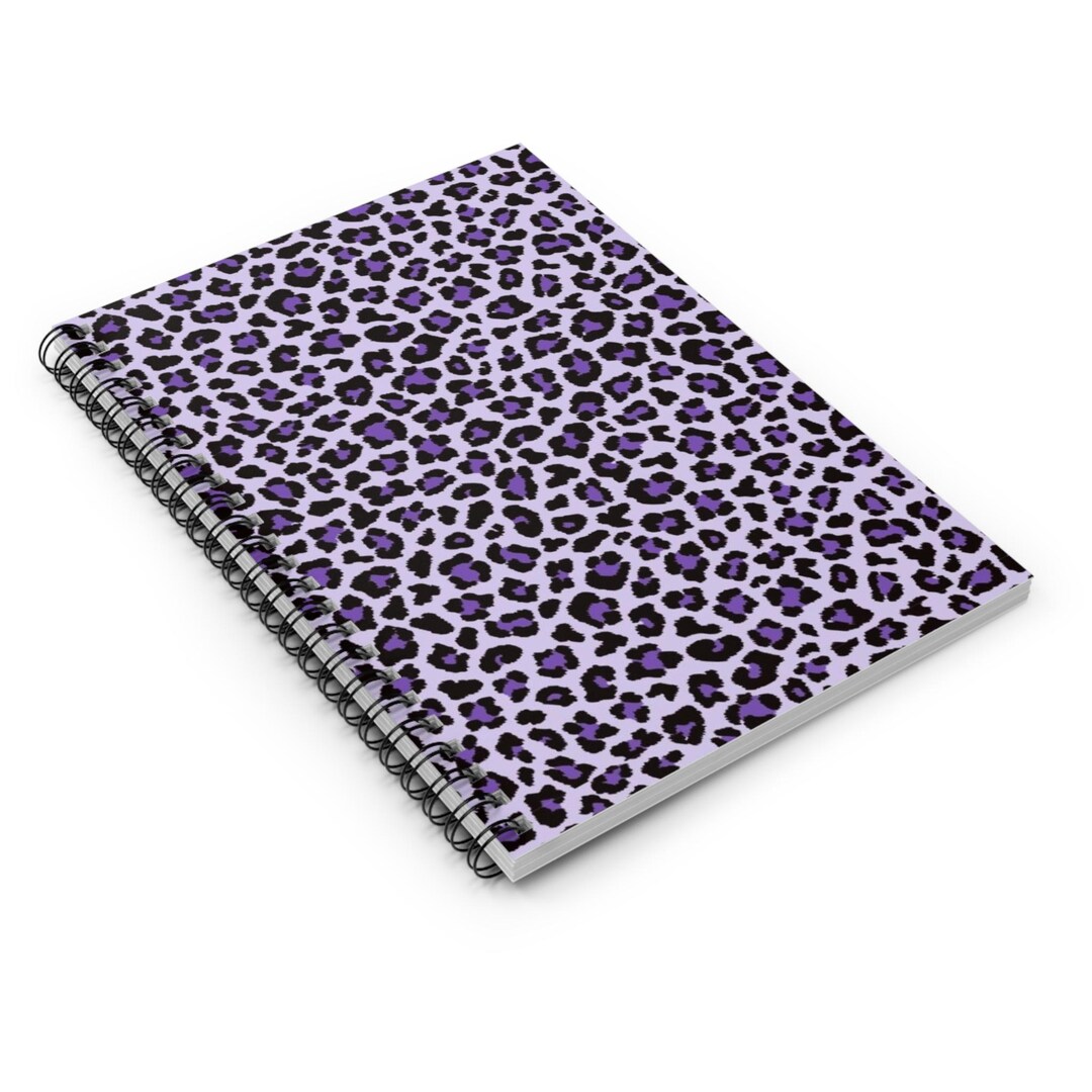 Leopard Print Spiral Notebook - Stylish, Functional, Perfect for ...