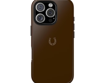 Tough Cases: Durable Phone Case with Horseshoe Design - Perfect Gift for Horse Lovers, Equestrians, Birthdays, Holidays, Best Friend