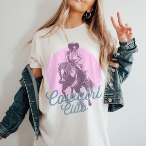 Cowgirl Graphic tees Comfort Colors Cowboy Tee Western Vintage Style tshirt  Gift for Her Funny Shirt Trendy