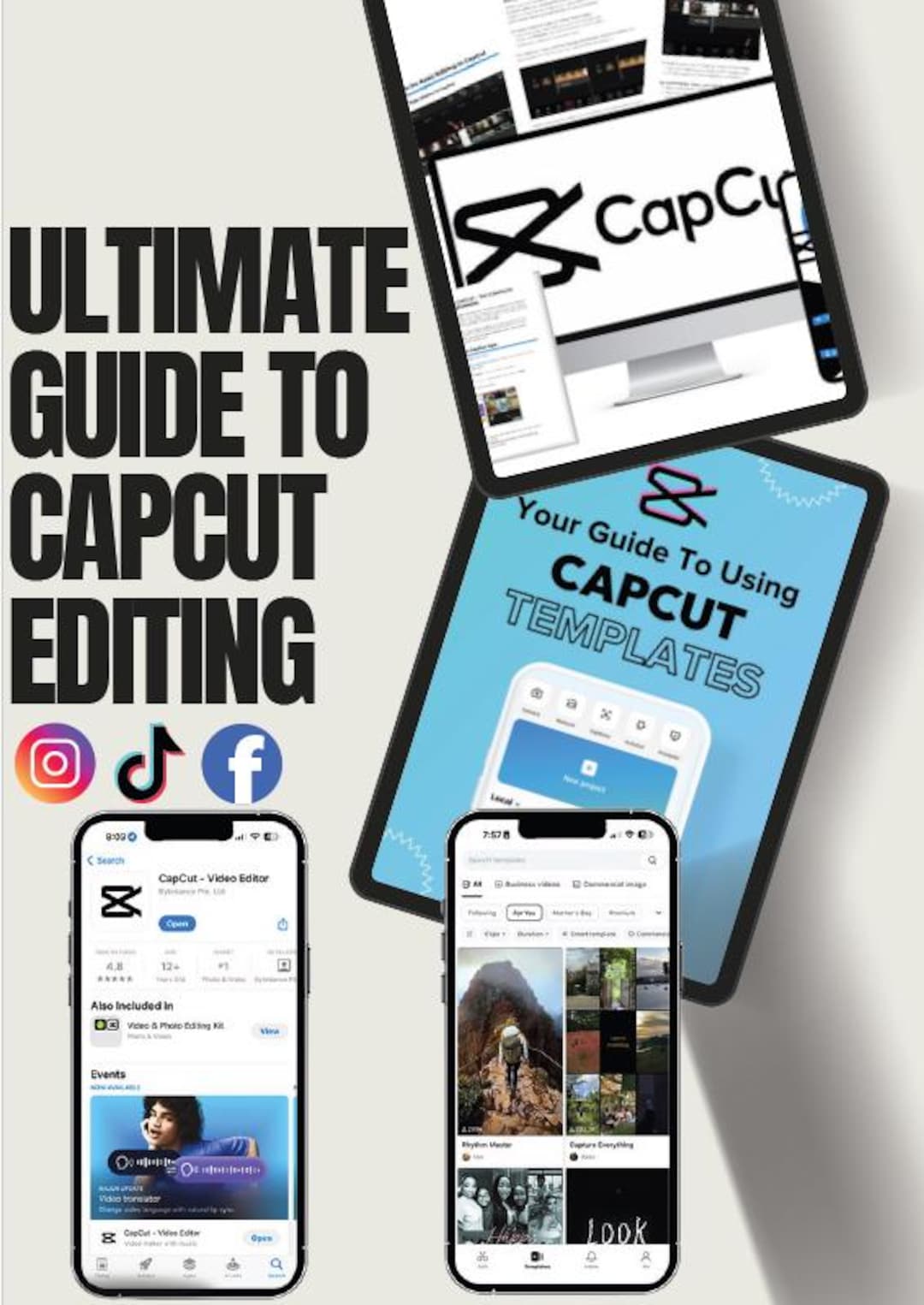 Capcut Tutorial Guide for Beginners | Social Media Video Editing ...