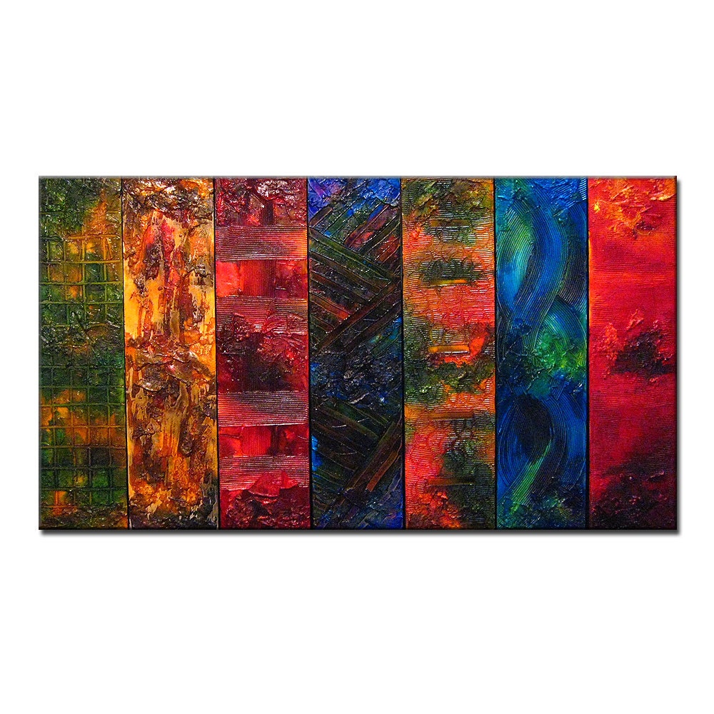 Huge Original Abstract Painting Textured Modern Art by Henry Etsy