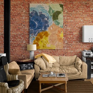 Colorful Abstract Art Print, Home Décor Canvas Art Print, Bedroom Print ...