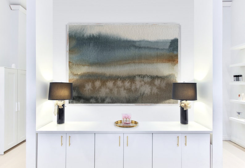 Winter Landscape Art Print, Home Décor Canvas Art Print, Bedroom Print, Office Painting Print, Large abstract Art Canvas, Modern Wall Art