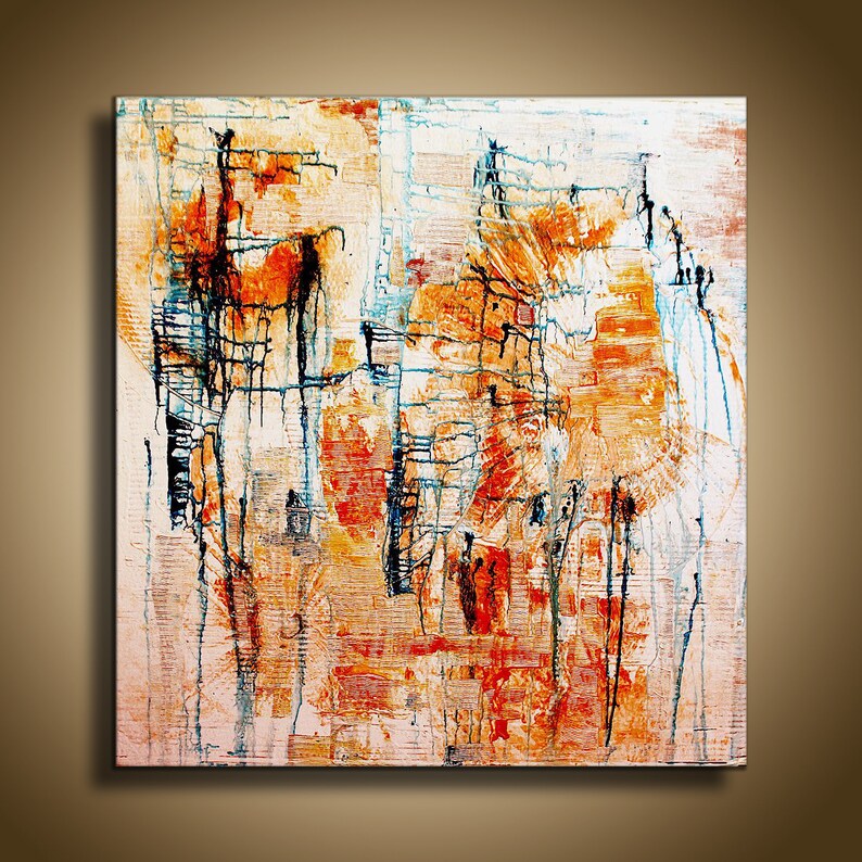 Modern Wall Art | Abstract Bedroom Print | Office Painting | Large Wall Art | Large Abstract Canvas | shops Home Decor Print | Ink Painting Art