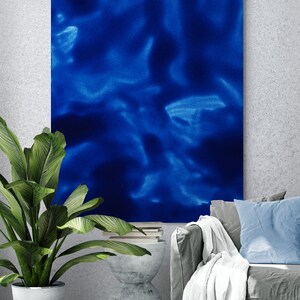 Blue Abstract Art Print, Home Décor Canvas Art Print, Bedroom Art Print, Office Painting Print, Large abstract Art Canvas, Modern Wall Art