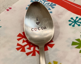 I love Cocoa Stamped Spoon