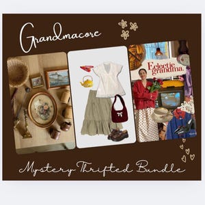 Grandmacore Mystery Bundle – Vintage-Inspired Outfit & Home Decor Surprise Box