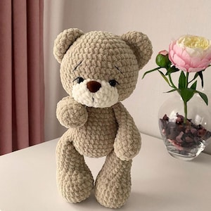 Teddy Bear Crochet Pattern, Bear Crochet Pattern, Amigurumi Teddy Bear Pattern, Bear Crochet Toy, Pattern In English