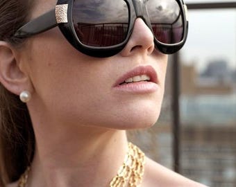 Oversized Vintage Italian Made Sunglasses