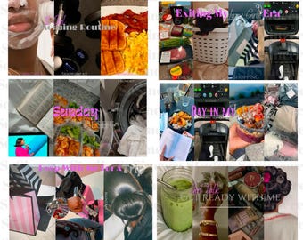 6 Trendy YouTube Thumbnail Templates| YouTube Thumbnail | DIY Branding kit| Content Creator| YouTube Vlog Template