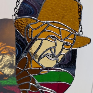 Freddy Krueger Nightmare on Elm Street Stained Glass