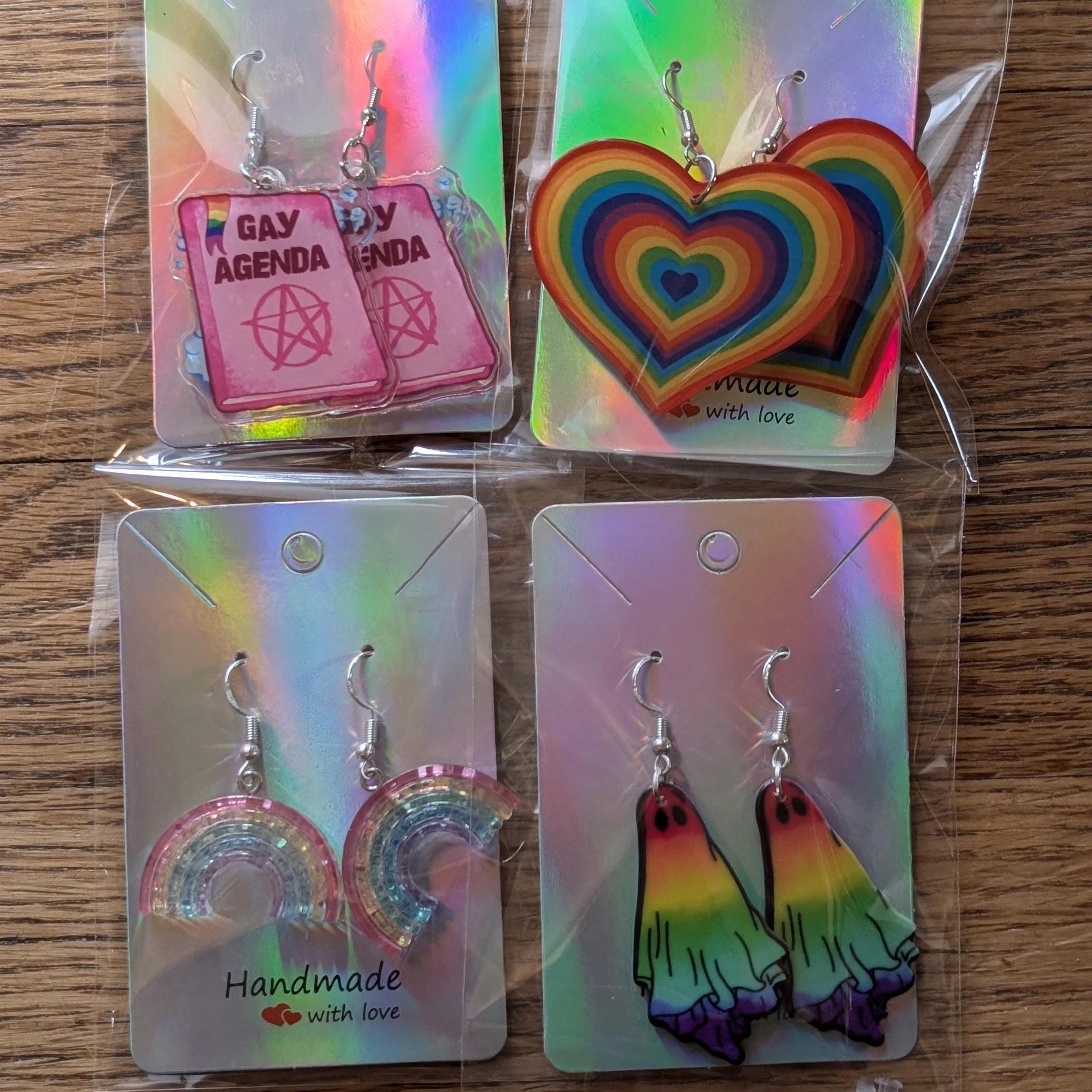 Collar De Orgullo Gay LGBTQ, Collar De Arco Iris, Collar Con Colgante