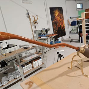 Zauberer-Rennbesen-Replika 1:1 – Handgefertigtes Sammlerstück