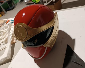 Power Rangers Ninja Storm – 3D Printed Replica Sword and Helmet, Collectible Handmade Prop