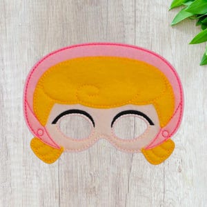 Sheep Girl Felt Mask, Animal Costume Mask, Kids Pretend Play, Wool Animal Mask, Children&#39;s Dress-Up, Party Favor | Animal Playtime Accessory