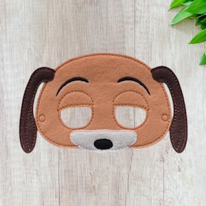 Dog Felt Mask | Kids Costume Mask | Animal Party Mask | Children&#39;s Play Mask | Dress Up Fun | Children&#39;s Role Play | Halloween Costume Mask