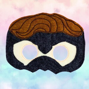 Hero Boy Mask, Pretend Play, Dress Up, Mask for Adults, Mask For Kids, Preschool, Felt Mask, Imagination, Halloween Costume, Party Favor
