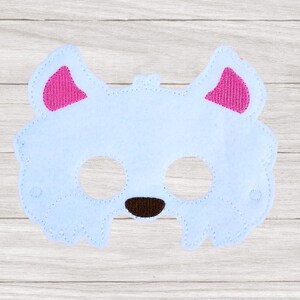 Dog Mask, Pretend Play, Dress Up, Mask for Adults, Mask For Kids, Preschool, Felt Mask, Imagination, Halloween Costume, Party Favor