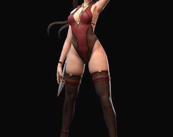 Eve - Stellar Blade Swimsuit Outfit 3d Printable STL File