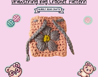 Drawstring Bag Crochet Pattern