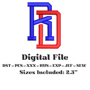 Puede incluir: Gráfico de archivo digital con letras rojas y azules entrelazadas, con el texto "Digital File" e información del formato de archivo. Los tamaños incluidos son 5,8 cm.