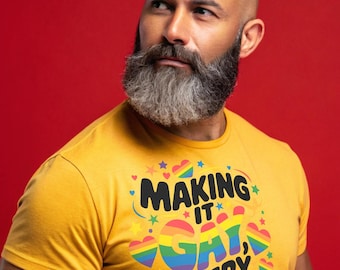 Camiseta "Making it Gay": ropa suave y ecológica para el orgullo
