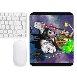 Buy Harry Potter Deathly Hallows Logo Low Profile Thin Rubber Mouse Pad Mousepad - View #2
