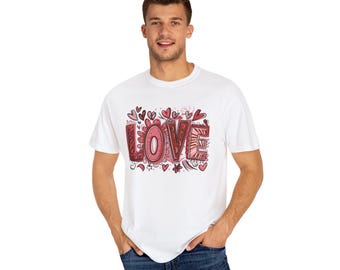 Love Unisex Garment-Dyed T-shirt