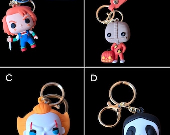 Horror Cutie Keychain Collection | Spooky Mini Figures for Bags & Keys