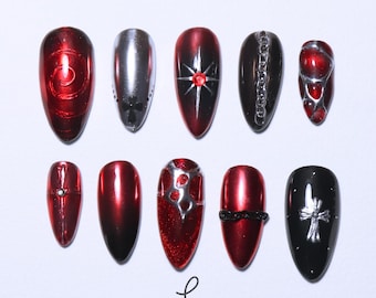 SYLUS Love And Deepspace Inspired Ver.1 – Custom Press On Nail Art