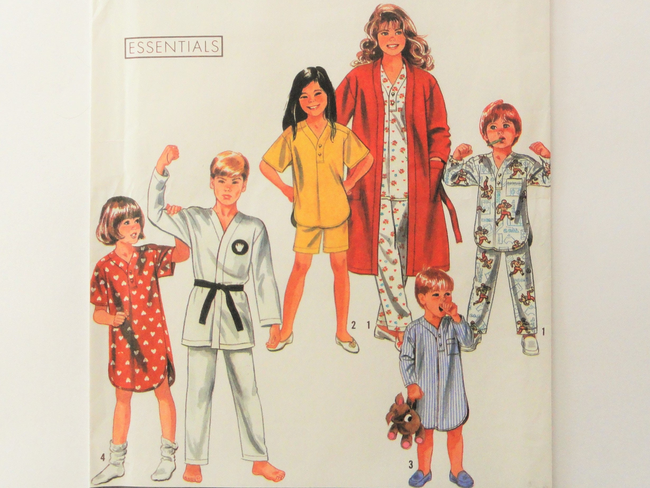 Vtg Baby Doll Clothes Dress Coat Pajamas Pattern ~ 24/" 25/" 26/" for Toodles
