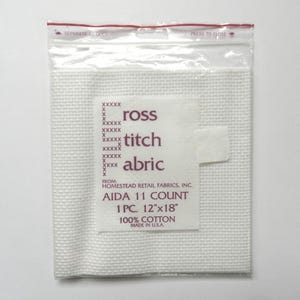 You Choose Cross Stitch Fabric, Various Colors, 11 to 22 Count, Aida Linaida Hardanger, NIP New in Package