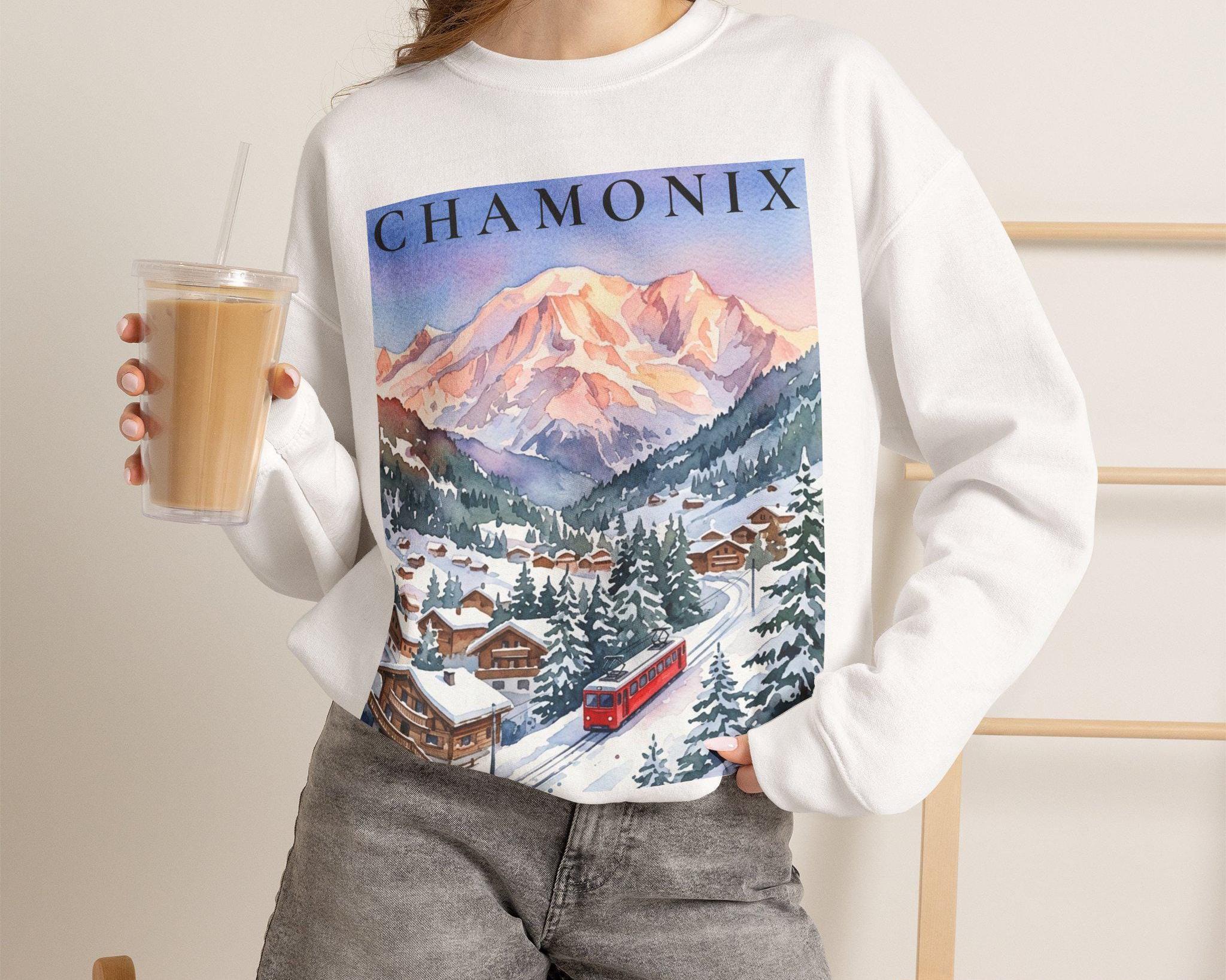 Chamonix Mont Blanc Sweatshirt - Etsy