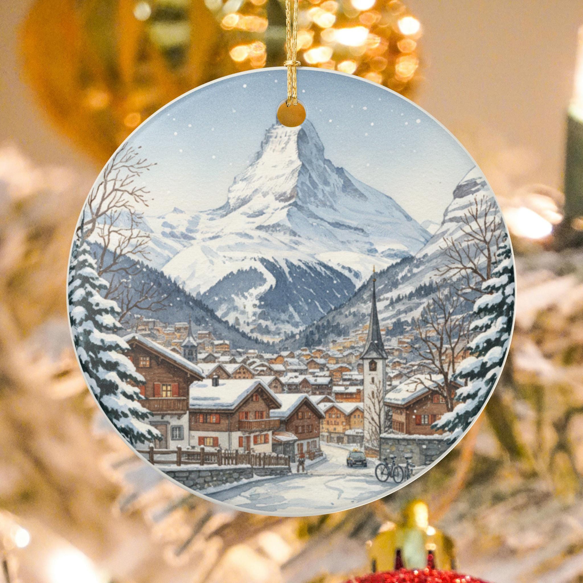 マッターホルン ステンドグラス Matterhorn Ornament - Etsy