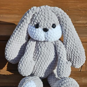 Personalized crochet bunny plushy (PRE-ORDER)