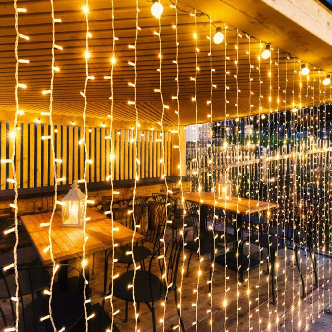 Multi String Lights LED Multi String Lights, Wedding Party Backdrop Lights, LED Hanging ...